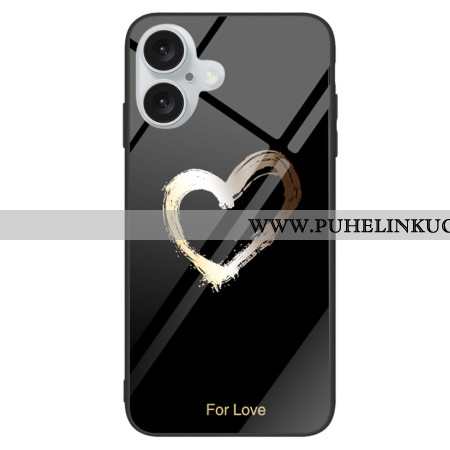 Puhelinkuoret iPhone 16 Plus For Love Black