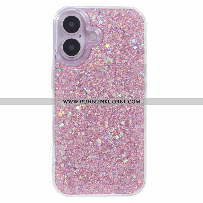 Kuori iPhone 16 Plus Glitteriä