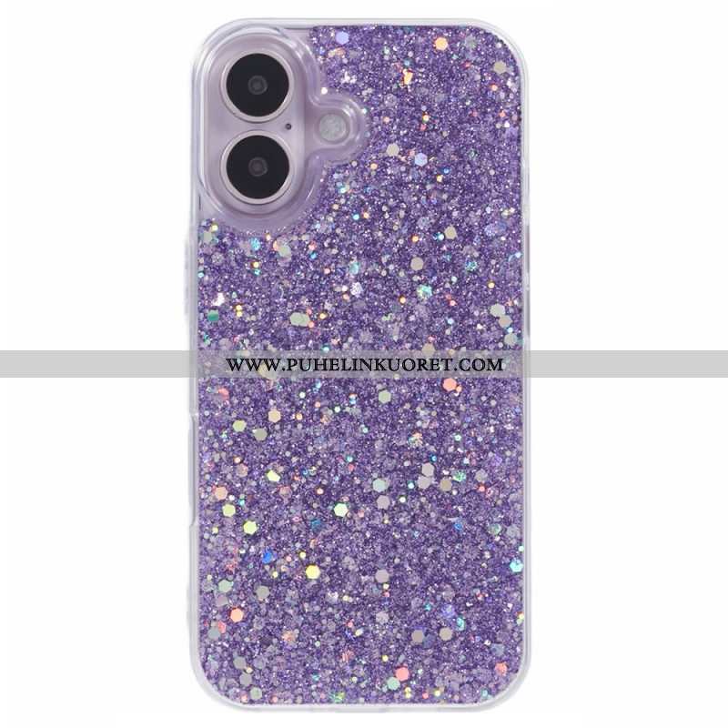 Kuori iPhone 16 Plus Glitteriä