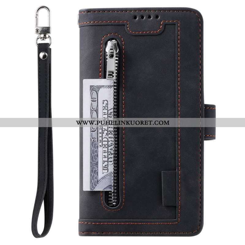 Kotelot iPhone 16 Plus A9 Lanyard-korttipidike Suojakuori