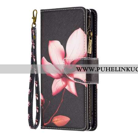 Kotelot iPhone 16 Plus Puhelinkuoret Lotus Strap -lompakko