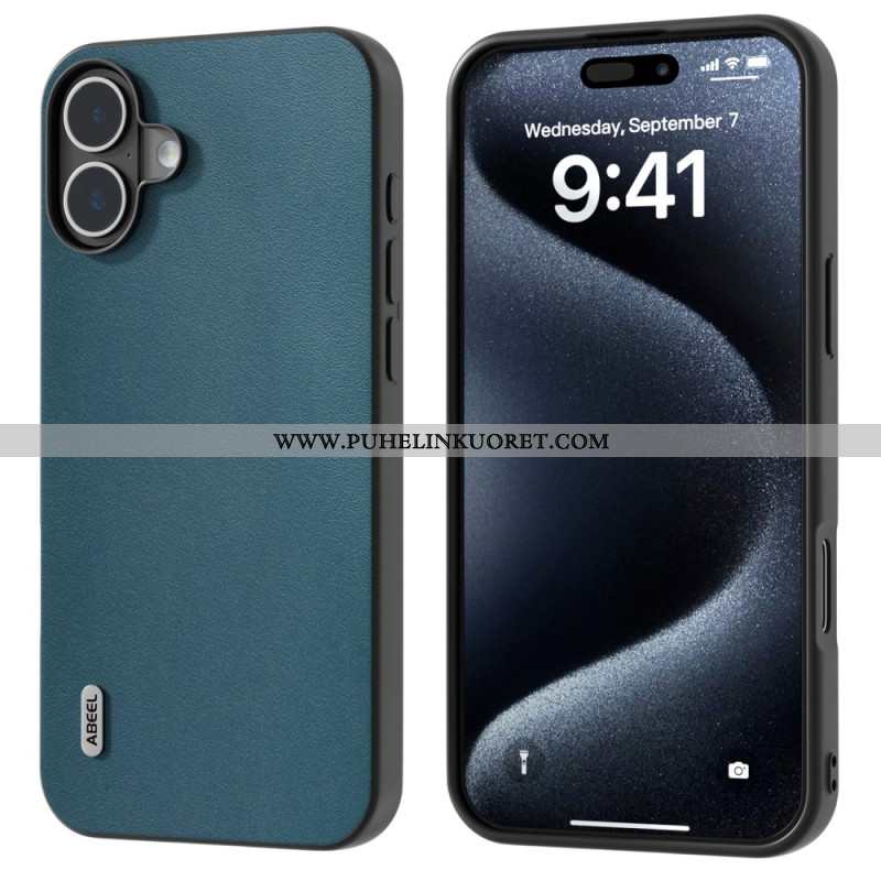 Case iPhone 16 Plus Puhelinkuoret Abeel Keinonahkaa