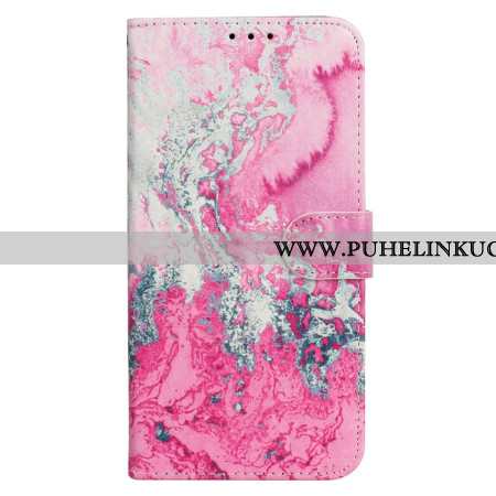 Kotelot iPhone 16 Plus Navy Pink Marble