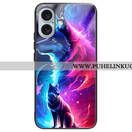 Kuori iPhone 16 Plus Star Wolf Karkaistu Lasi