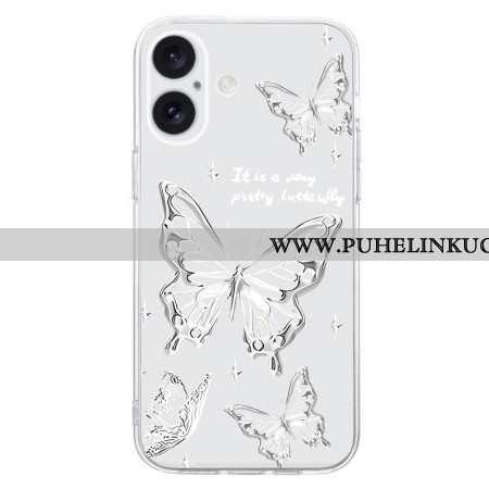 Kuori iPhone 16 Plus Perhosia