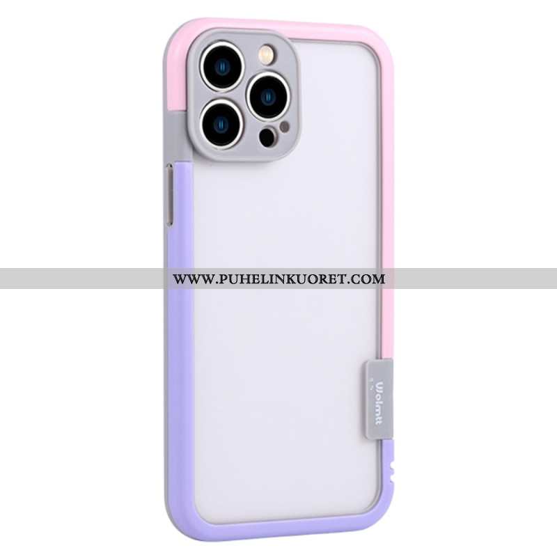 Case iPhone 16 Pro Max Puhelinkuoret Läpinäkyvä Kotelo Wolmtt