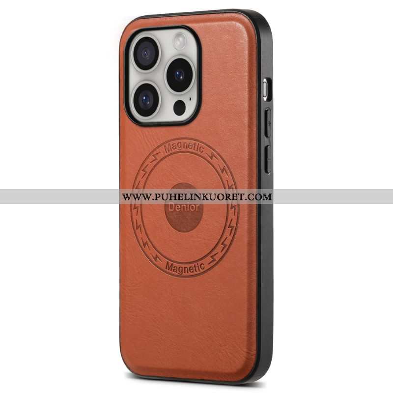 Case iPhone 16 Pro Max Puhelinkuoret Denior Magneettinen Keinonahka