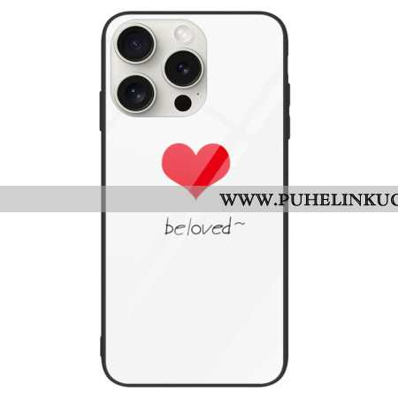 Case iPhone 16 Pro Puhelinkuoret Be Loved Tempered Glass