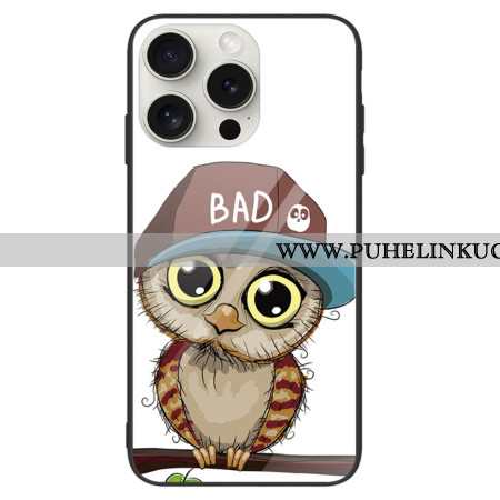 Puhelinkuoret iPhone 16 Pro Bad Owl Tempered Glass