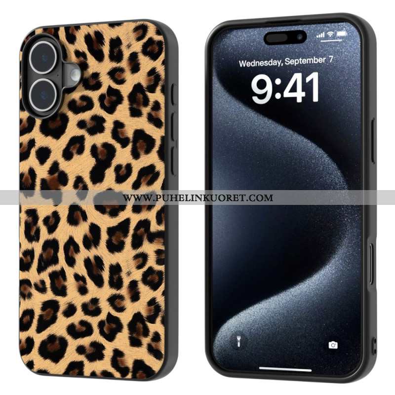 Kuori iPhone 16 Leopardityyli