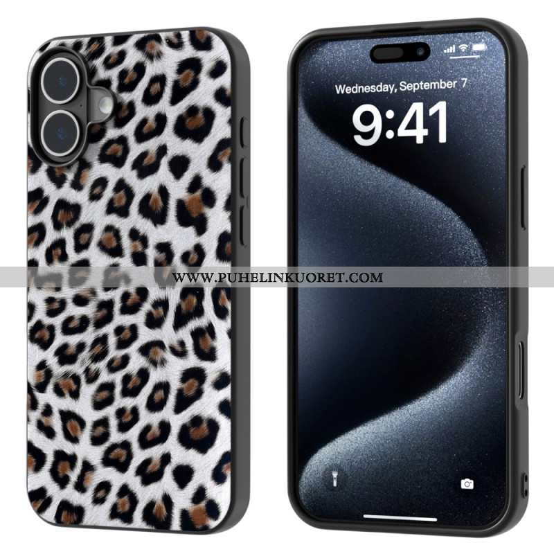 Kuori iPhone 16 Leopardityyli