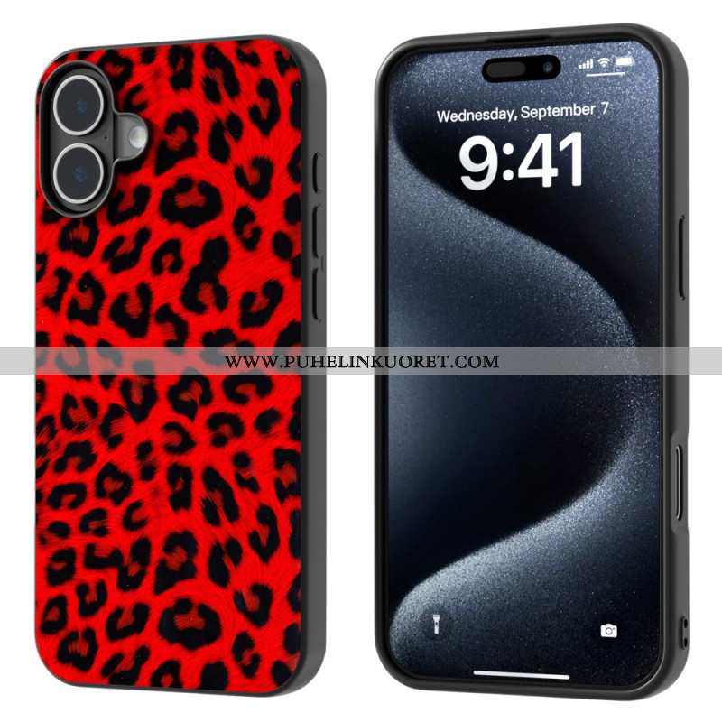 Kuori iPhone 16 Leopardityyli