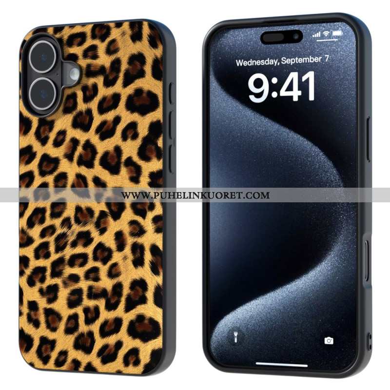 Kuori iPhone 16 Leopardityyli