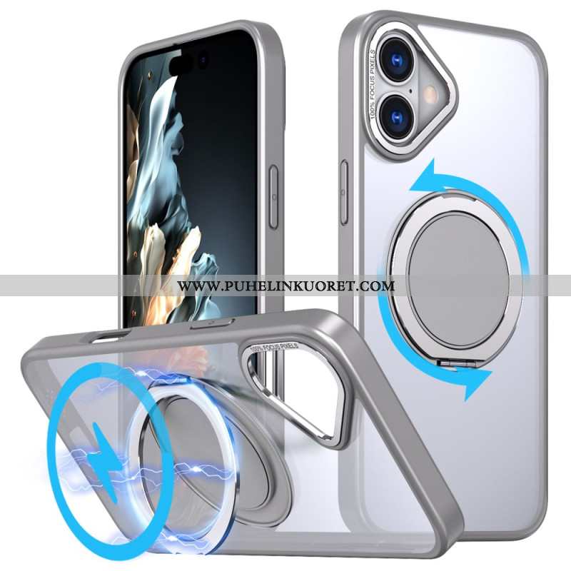 Case iPhone 16 Puhelinkuoret Magsafe-yhteensopiva Sormusteline