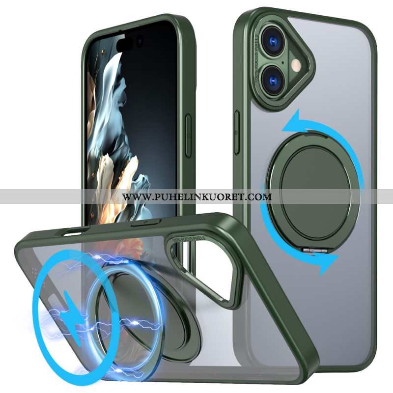 Case iPhone 16 Puhelinkuoret Magsafe-yhteensopiva Sormusteline