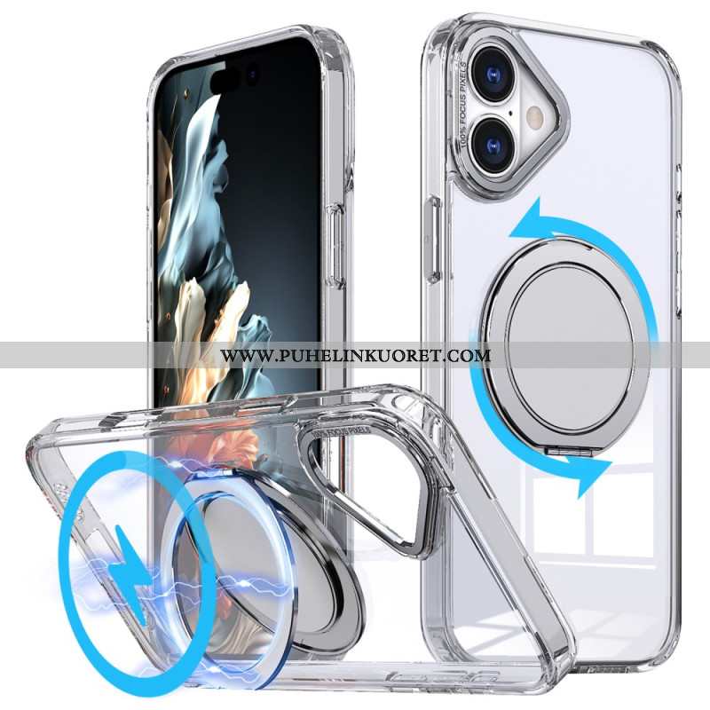 Case iPhone 16 Puhelinkuoret Magsafe-yhteensopiva Sormusteline