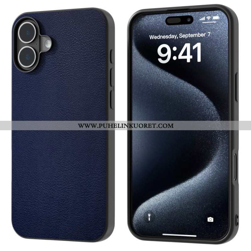 Case iPhone 16 Puhelinkuoret Nahkaefekti